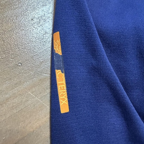 Arc'teryx 1/4 Zip Pullover Womens Medium Blue Long Sleeve Base Layer Shirt - Picture 7 of 9